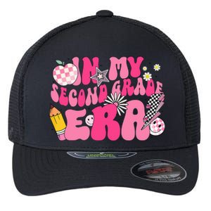 In My Second Grade Era Back To School 2nd Grade Retro Groovy Flexfit Unipanel Trucker Cap