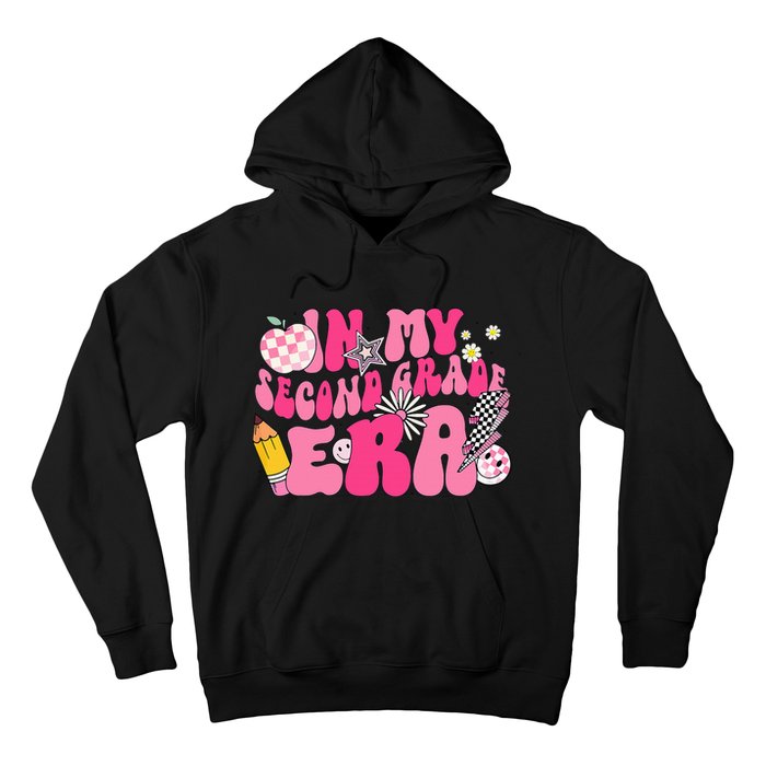 In My Second Grade Era Back To School 2nd Grade Retro Groovy Hoodie