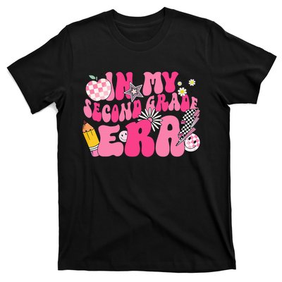 In My Second Grade Era Back To School 2nd Grade Retro Groovy T-Shirt