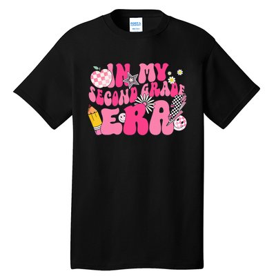 In My Second Grade Era Back To School 2nd Grade Retro Groovy Tall T-Shirt