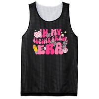 In My Second Grade Era Back To School 2nd Grade Retro Groovy Mesh Reversible Basketball Jersey Tank