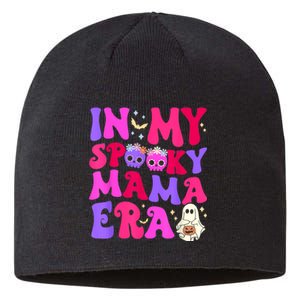 In My Spooky Mama Era Halloween Groovy Witchy Spooky Mom Sustainable Beanie