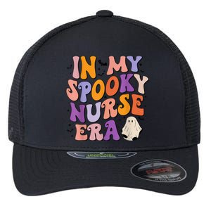 In My Spooky Nurse Era Halloween Groovy Witchy Spooky Nurse Flexfit Unipanel Trucker Cap