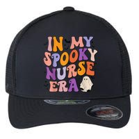 In My Spooky Nurse Era Halloween Groovy Witchy Spooky Nurse Flexfit Unipanel Trucker Cap