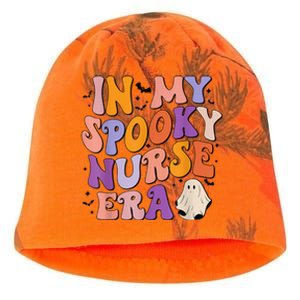 In My Spooky Nurse Era Halloween Groovy Witchy Spooky Nurse Kati - Camo Knit Beanie