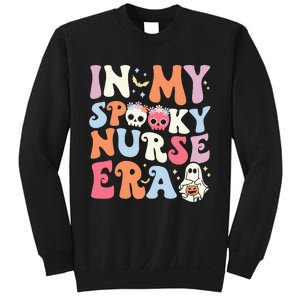 In My Spooky Nurse Era Halloween Groovy Witchy Spooky Nurse Sweatshirt