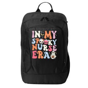 In My Spooky Nurse Era Halloween Groovy Witchy Spooky Nurse City Backpack