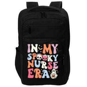 In My Spooky Nurse Era Halloween Groovy Witchy Spooky Nurse Impact Tech Backpack