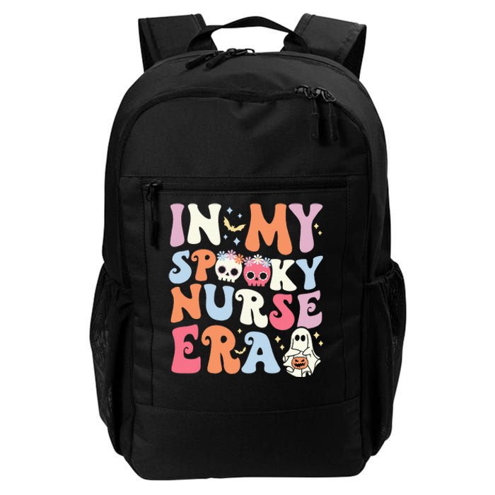 In My Spooky Nurse Era Halloween Groovy Witchy Spooky Nurse Daily Commute Backpack