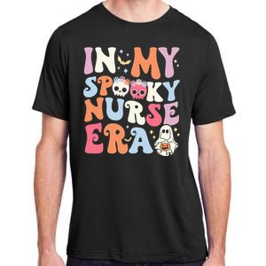 In My Spooky Nurse Era Halloween Groovy Witchy Spooky Nurse Adult ChromaSoft Performance T-Shirt