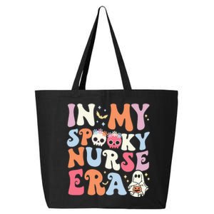 In My Spooky Nurse Era Halloween Groovy Witchy Spooky Nurse 25L Jumbo Tote