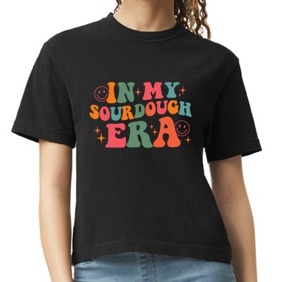 In My Sourdough Era Bread Baking Sourdough Comfort Colors Boxy T-Shirt