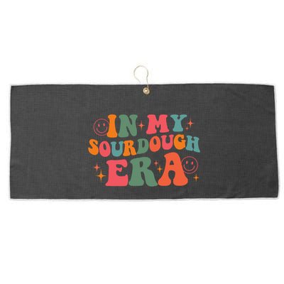 In My Sourdough Era Bread Baking Sourdough Large Microfiber Waffle Golf Towel