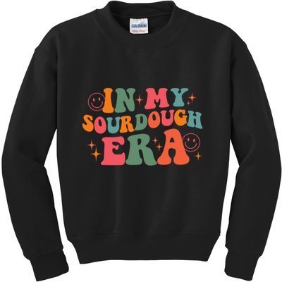In My Sourdough Era Bread Baking Sourdough Kids Sweatshirt