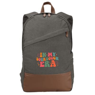 In My Sourdough Era Bread Baking Sourdough Cotton Canvas Backpack