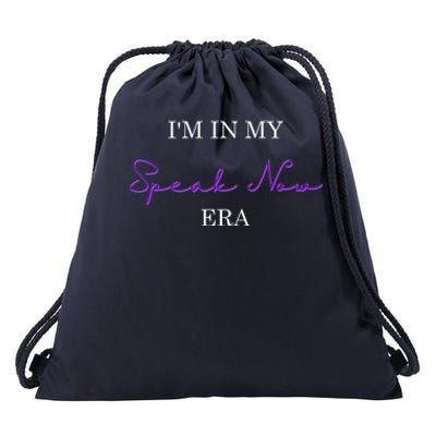 In My Speak Now Era Drawstring Bag