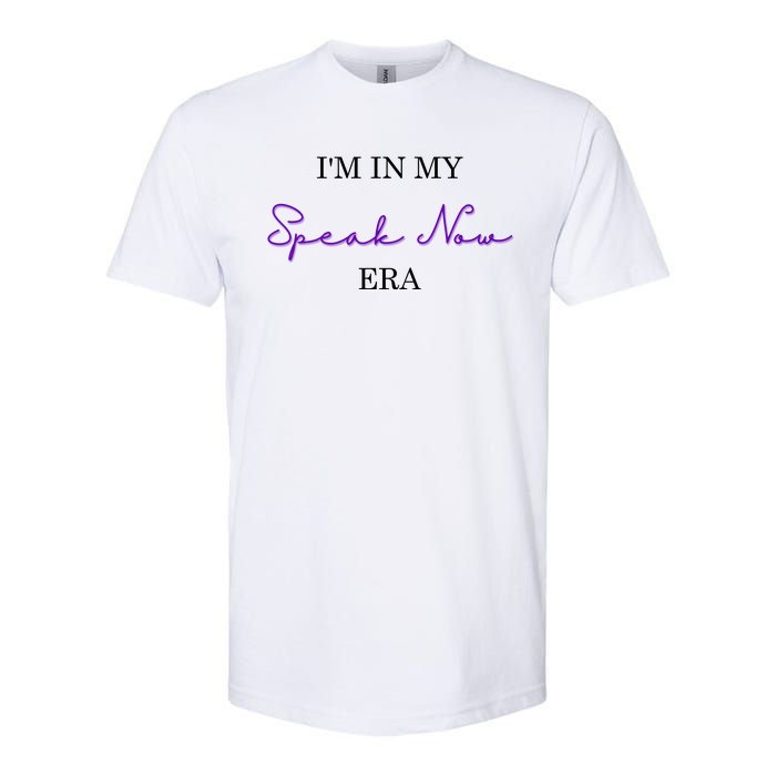 In My Speak Now Era Softstyle CVC T-Shirt