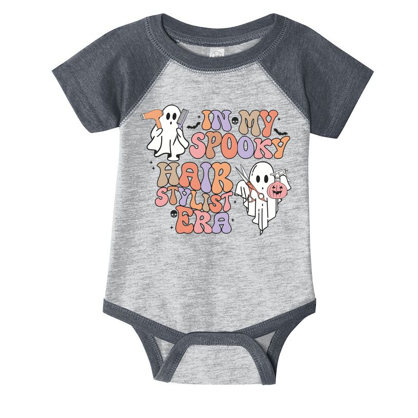 In My Spooky Hair Stylist Era Hairdresser Halloween Infant Baby Jersey Bodysuit