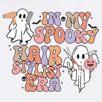 In My Spooky Hair Stylist Era Hairdresser Halloween Baby Bodysuit
