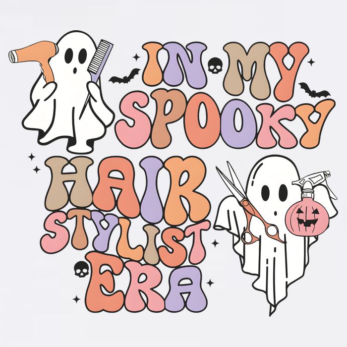 In My Spooky Hair Stylist Era Hairdresser Halloween Baby Bodysuit