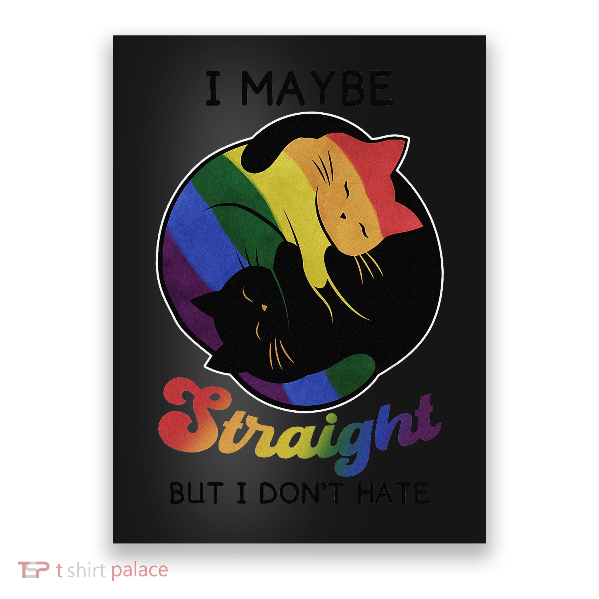 I Maybe Straight But I Dont Hate Gay Support Equality LGBT Poster
