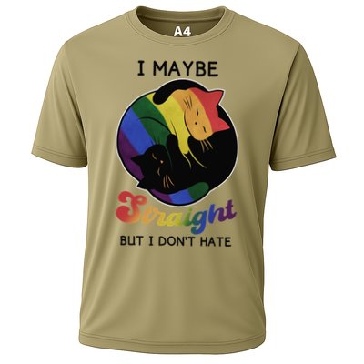 I Maybe Straight But I Dont Hate Gay Support Equality LGBT Cooling Performance Crew T-Shirt