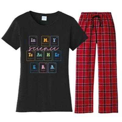 In My Science Teacher Era Funny Science Teacher Women's Flannel Pajama Set