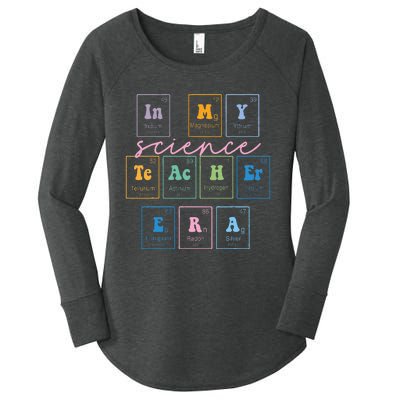 In My Science Teacher Era Funny Science Teacher Women's Perfect Tri Tunic Long Sleeve Shirt