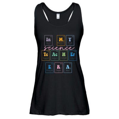 In My Science Teacher Era Funny Science Teacher Ladies Essential Flowy Tank