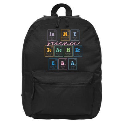 In My Science Teacher Era Funny Science Teacher 16 in Basic Backpack