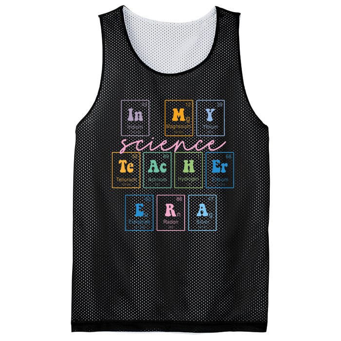 In My Science Teacher Era Funny Science Teacher Mesh Reversible Basketball Jersey Tank