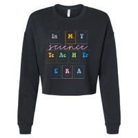 In My Science Teacher Era Funny Science Teacher Cropped Pullover Crew