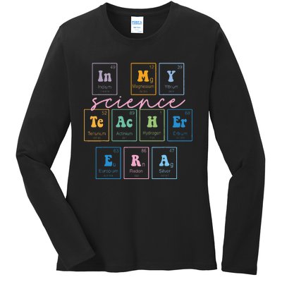 In My Science Teacher Era Funny Science Teacher Ladies Long Sleeve Shirt