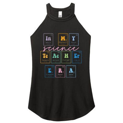 In My Science Teacher Era Funny Science Teacher Women's Perfect Tri Rocker Tank