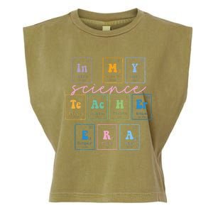 In My Science Teacher Era Funny Science Teacher Garment-Dyed Women's Muscle Tee