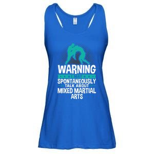 I May Spontaneously Talk About Mixed Martial Arts Great Gift Ladies Essential Flowy Tank