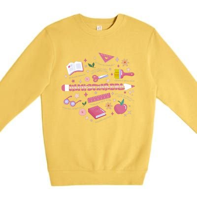 In My Staar Era Retro Groovy Test Day Premium Crewneck Sweatshirt