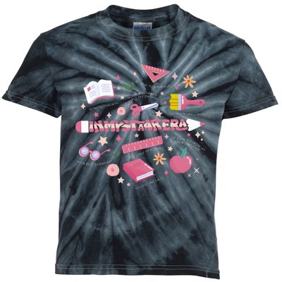 In My Staar Era Retro Groovy Test Day Kids Tie-Dye T-Shirt