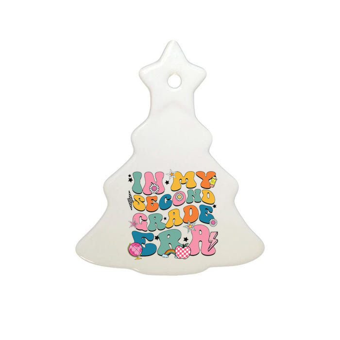 In My Second Grade Era Back To School 2nd Grade Teacher Ceramic Tree Ornament