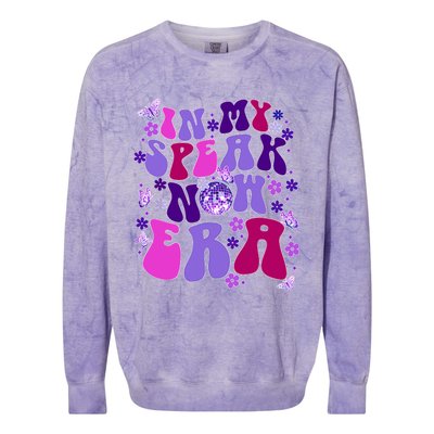 In My Speak Now Era Groovy Speak Now Era Colorblast Crewneck Sweatshirt