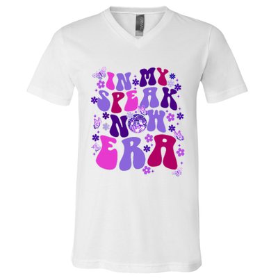 In My Speak Now Era Groovy Speak Now Era V-Neck T-Shirt