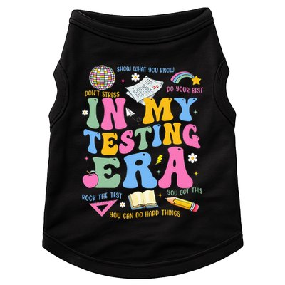 In My State Testing Era Teachers Funny Test Day Doggie Tank