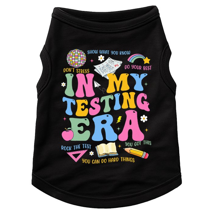 In My State Testing Era Teachers Funny Test Day Doggie Tank
