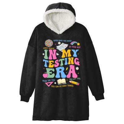 In My State Testing Era Teachers Funny Test Day Hooded Wearable Blanket
