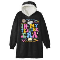 In My State Testing Era Teachers Funny Test Day Hooded Wearable Blanket