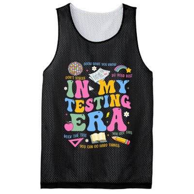 In My State Testing Era Teachers Funny Test Day Mesh Reversible Basketball Jersey Tank