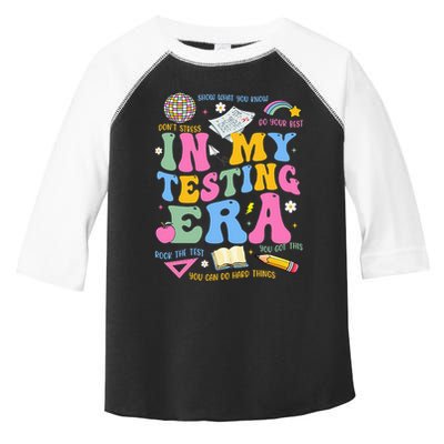 In My State Testing Era Teachers Funny Test Day Toddler Fine Jersey T-Shirt