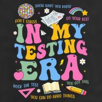 In My State Testing Era Teachers Funny Test Day Microfiber Hand Towel