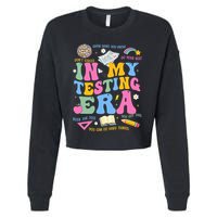 In My State Testing Era Teachers Funny Test Day Cropped Pullover Crew