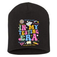 In My State Testing Era Teachers Funny Test Day Short Acrylic Beanie